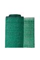 Natte toile verte brise vue 1.5 x 10 M avec set de fixation - HDPE,  occultation 95%, 190 g/m²