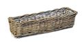Laura Rect Basket Osier Natural L60 W16 H15 (Mg)
